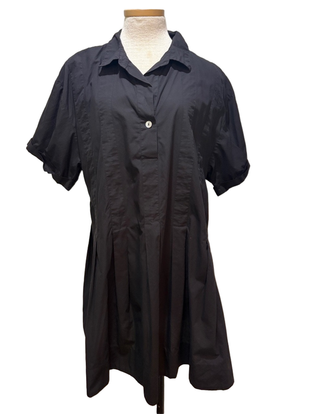 Uncle Frank sz XL black 100% cotton dress